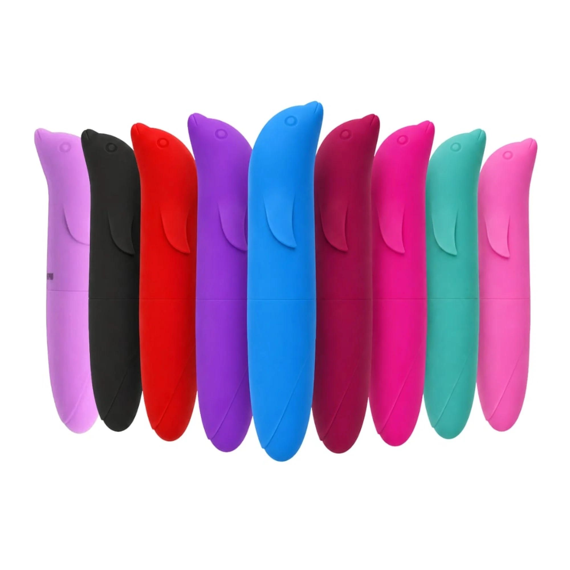 Vibrador Ponto G Preto Golfinho Aveludado Vibe Toys - Image 2