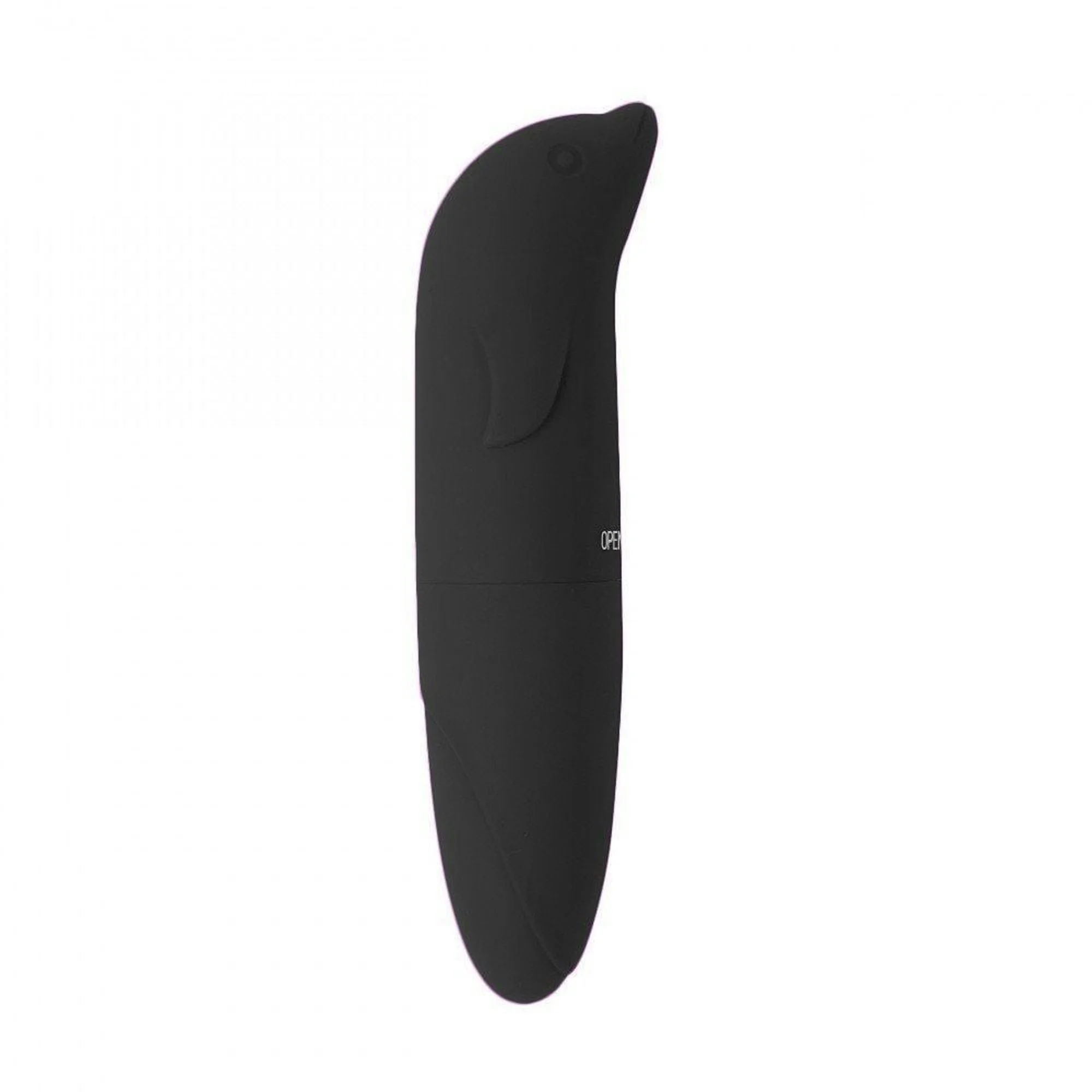 Vibrador Ponto G Preto Golfinho Aveludado Vibe Toys