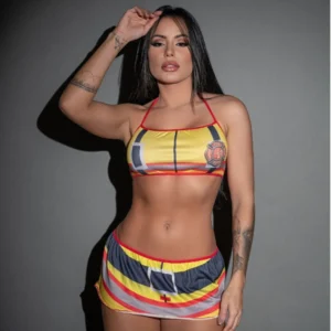 Fantasia Fetiche Bombeira Pimenta Sexy