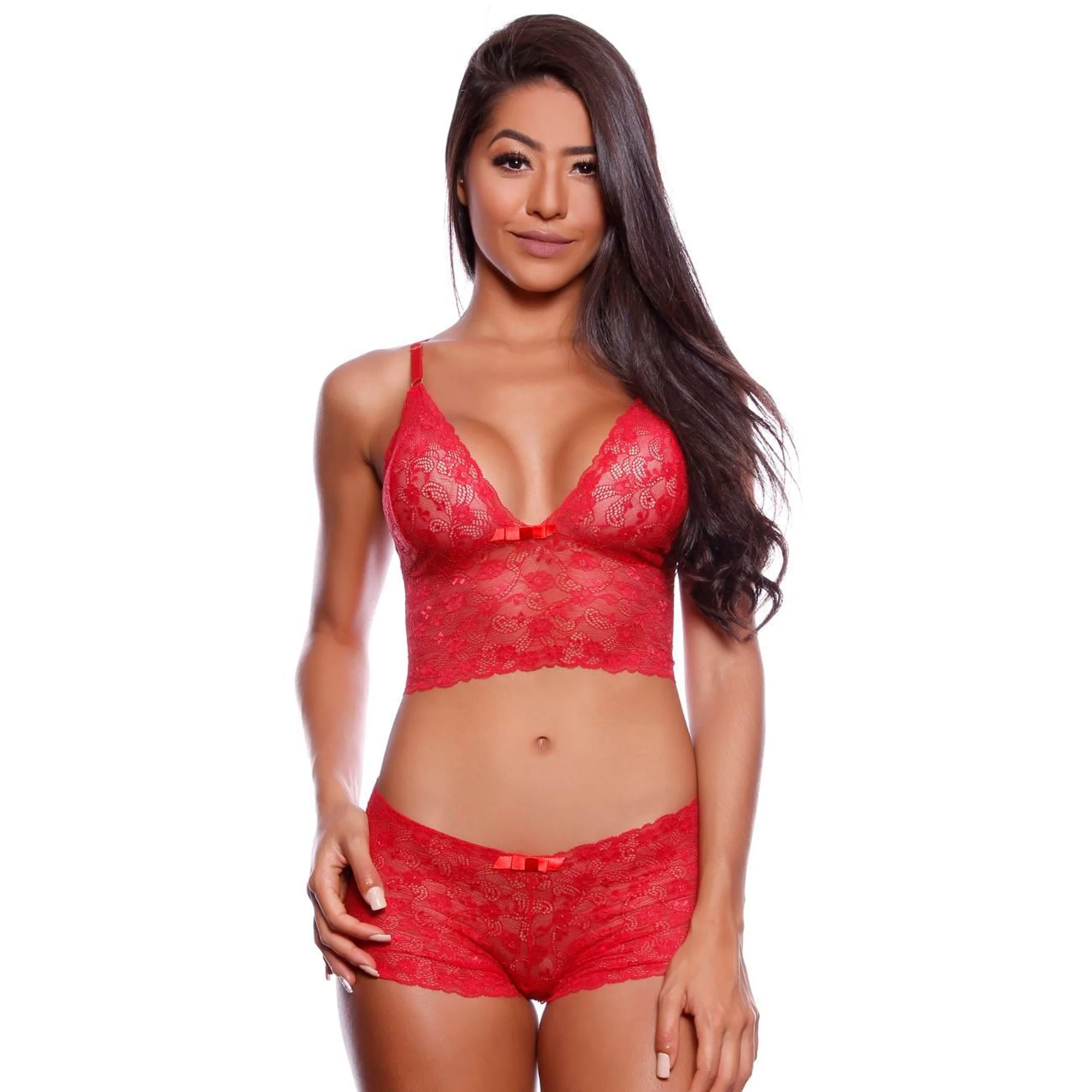Cropped Renda E Calyson Mil Toques - Imagem 2