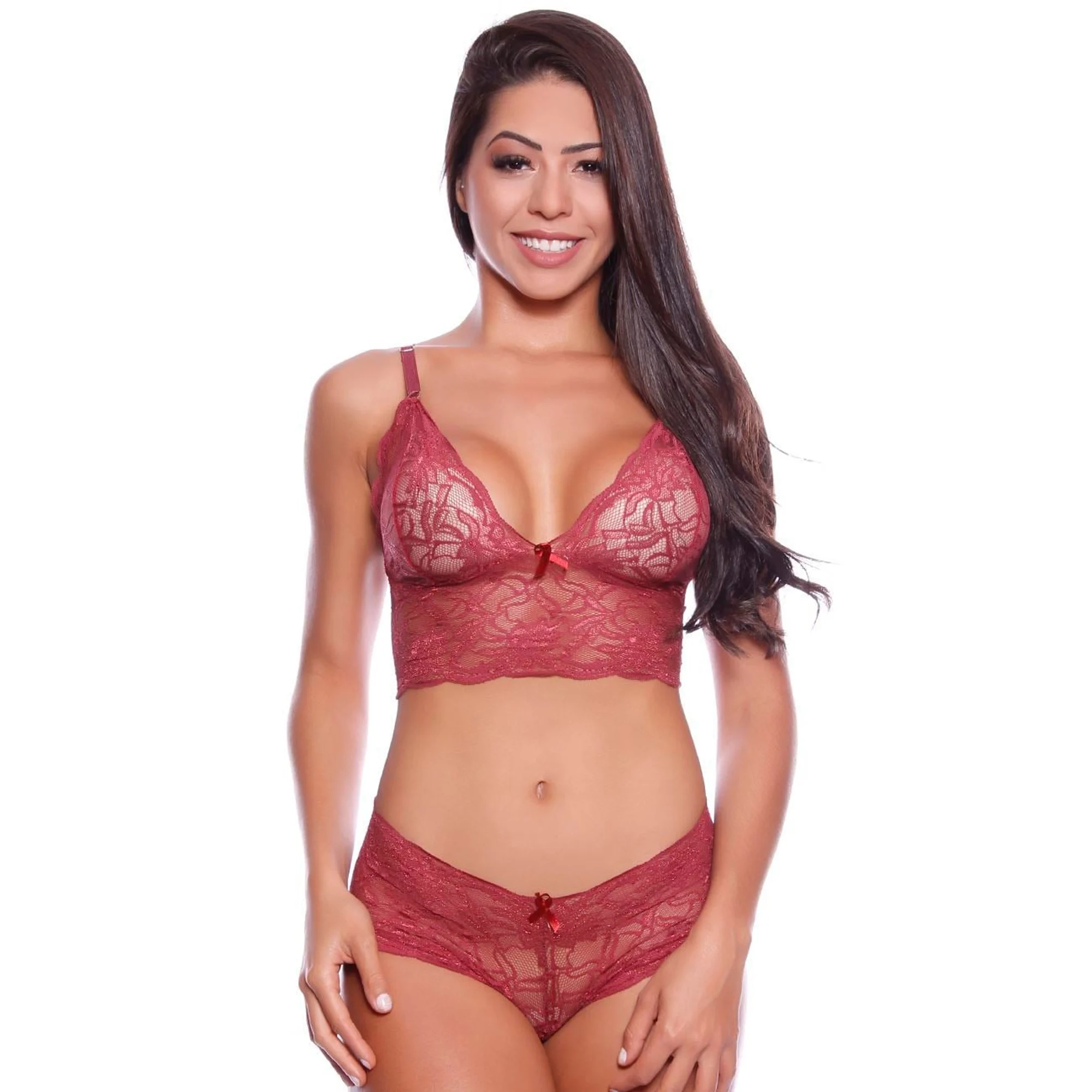 Cropped Renda E Calyson Mil Toques - Imagem 8