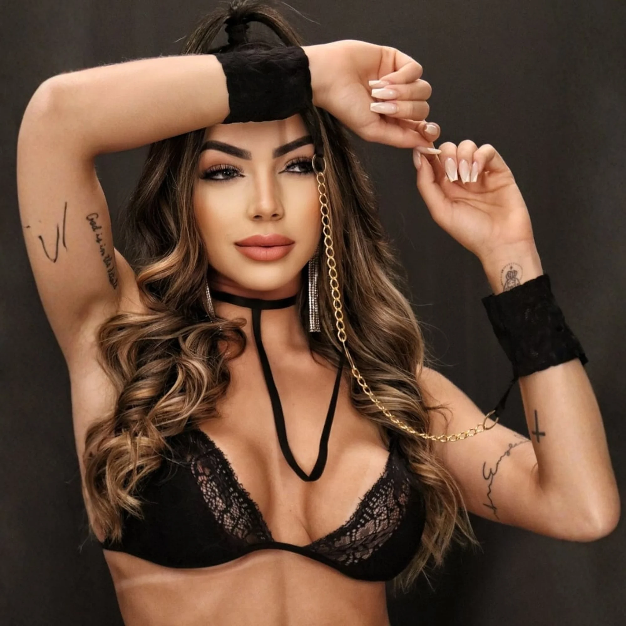 Conjunto Sexy Devassa Com Algemas Mil Toques - Imagem 4
