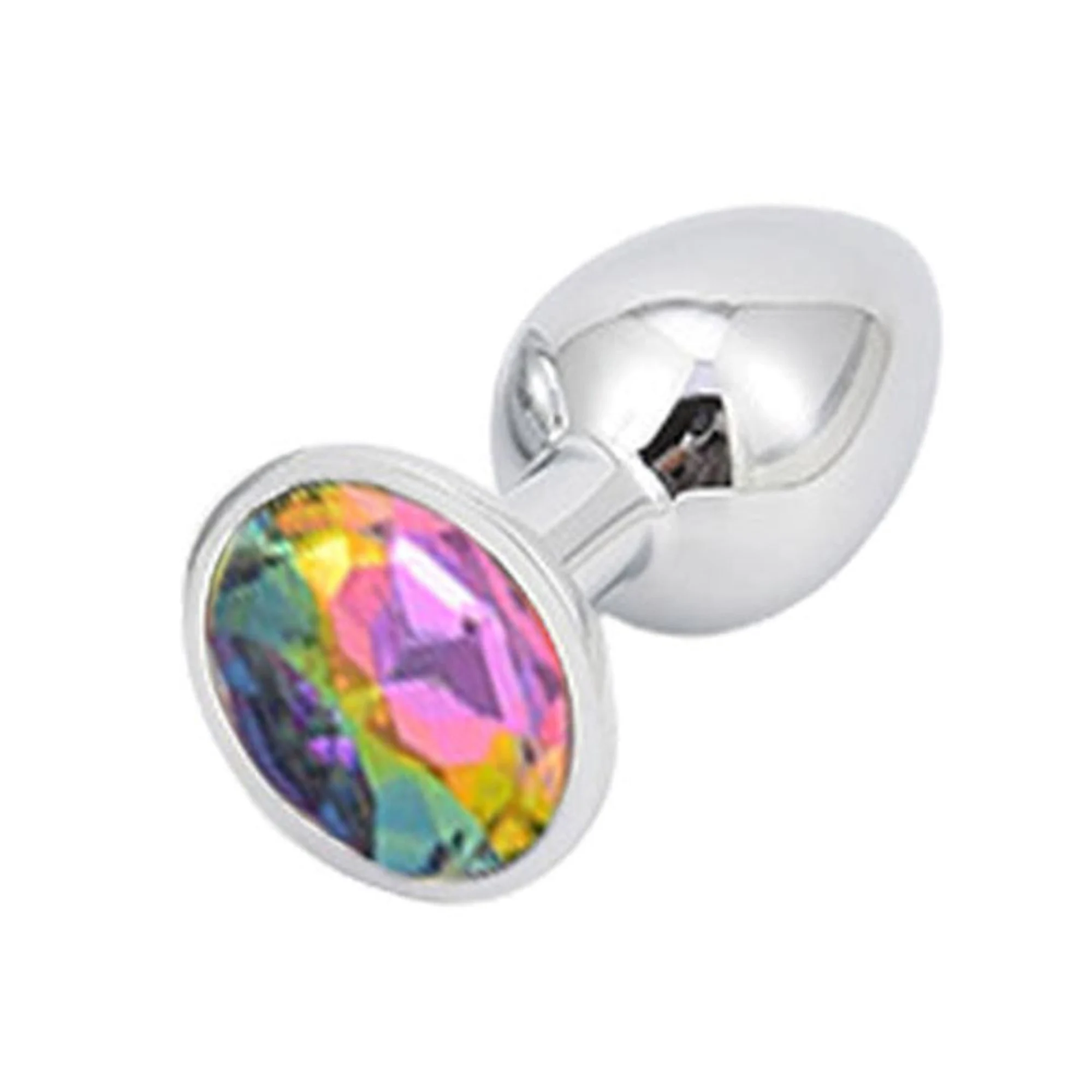 Plug Anal De Metal Com Pedra Colors Pequeno - Image 10