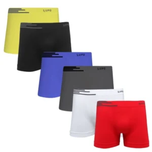 Cueca Adulto Boxer Microfibra Cós Listras Lupo Original