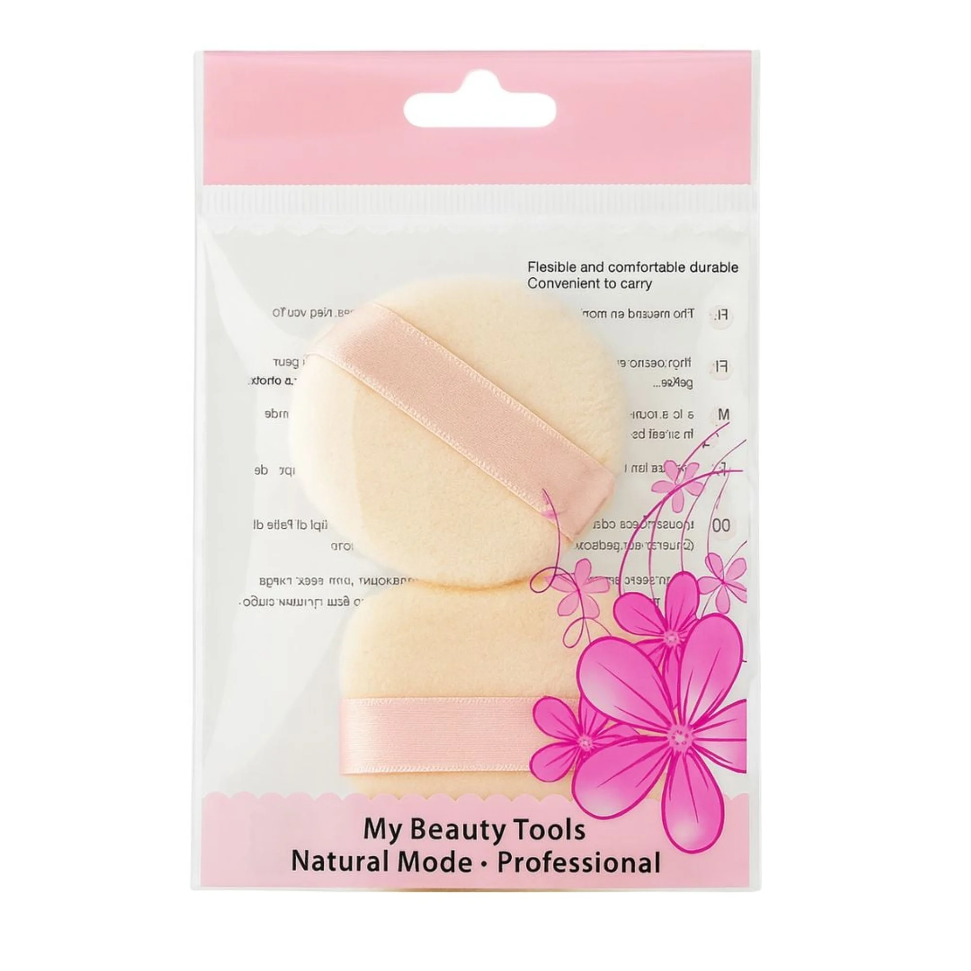 Kit 2 Esponjas Redonda E Retangular Natural Mode Vibe Toys